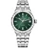 Maurice Lacroix Men's Green Aikon Automatic Stainless Steel Watch AI6007-SS002-630-1 -Clock More Than Watches automatic watch maurice lacroix men s green aikon automatic stainless steel watch ai6007 ss002 630 1 1