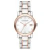 Burberry Ladies Watch Diamond Check Stamped 34mm Two Tone Rose Gold BU9127 2 Burberry Ladies Watch Diamond Check Stamped 34mm Two Tone Rose Gold BU9127 -Clock More Than Watches burberry ladies watch diamond check stamped two tone bu9127 915994