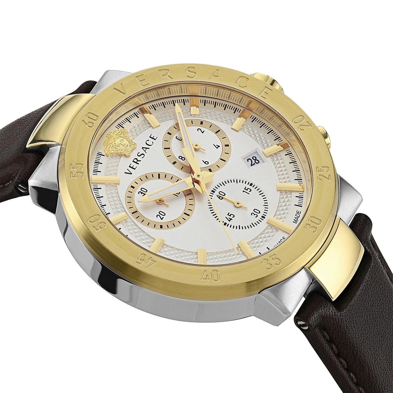 Versace Urban Mystique Men's Chronograph White Gold Watch VEPY01321 4 Versace Urban Mystique Men's Chronograph White Gold Watch VEPY01321 - Image 2