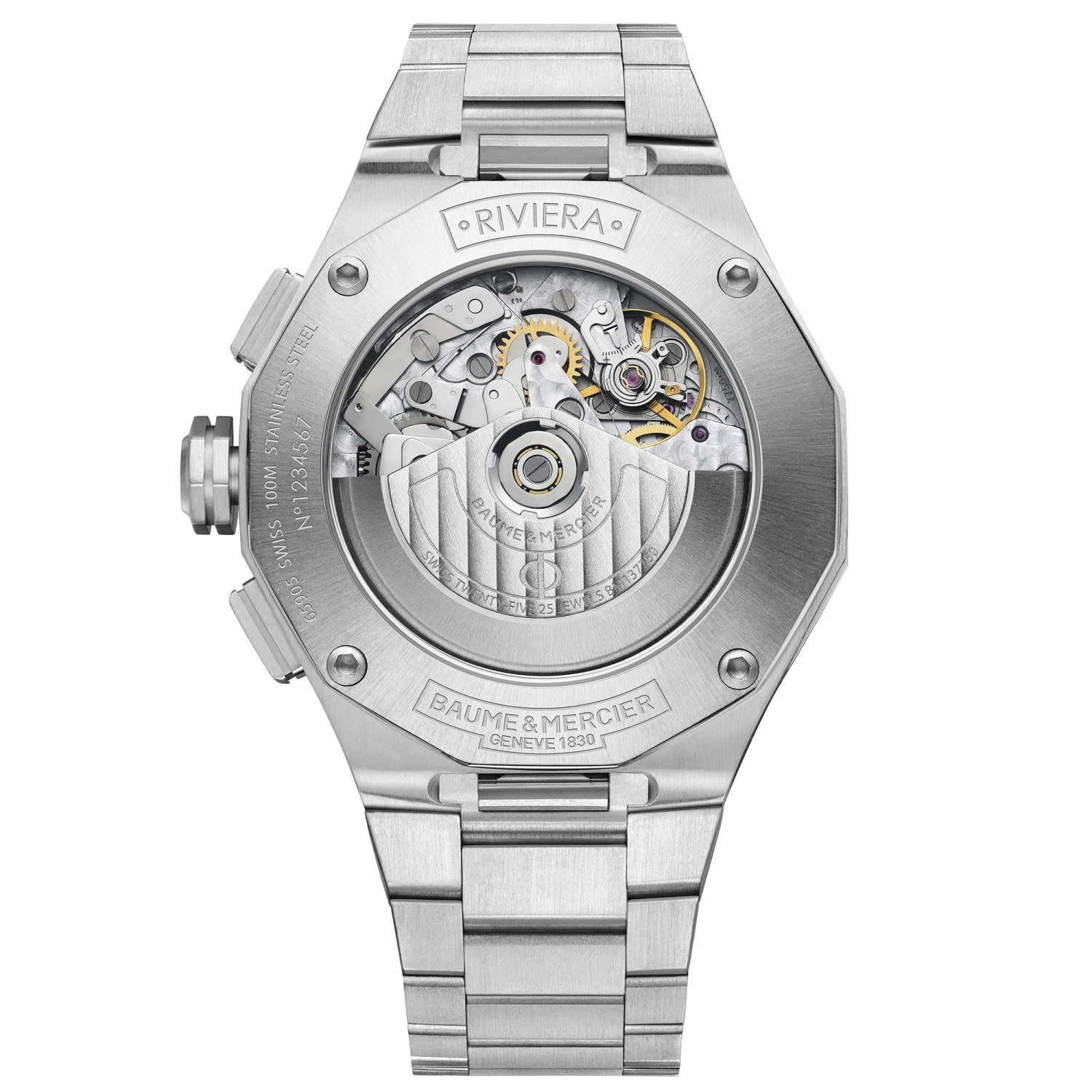 Baume & Mercier Men's Riviera Black Watch BM0A10624 4 Baume & Mercier Men's Riviera Black Watch BM0A10624 - Image 2