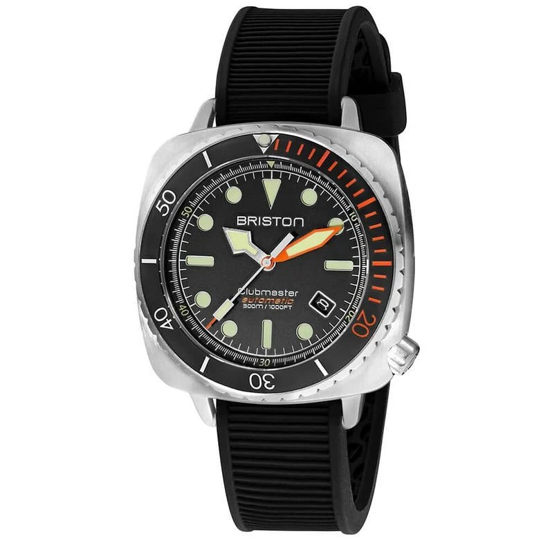 Briston Black Diver Pro Automatic Watch 20644.S.DP.35.RB 3 Briston Black Diver Pro Automatic Watch 20644.S.DP.35.RB