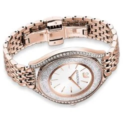 Swarovski Crystalline Aura Ladies Rose Gold Watch 5519459 -Clock More Than Watches crystalline aura watch swiss made metal bracelet rose gold tone rose gold tone finish swarovski 5519459 3
