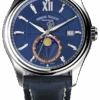 Armand Nicolet Men's Watch M02 Moonphase 41mm Blue A740L-BU-P140BU2