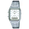 Casio Vintage Unisex Silver Watch AQ-230A-7DMQYES -Clock More Than Watches digital watch casio vintage unisex silver watch aq 230a 7dmqyes 1