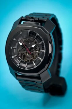 Gaga Milano Automatic Watch Frame_One Skeleton Black PVD 7072.01 -Clock More Than Watches gaga milano frame one skeleton black pvd 132458