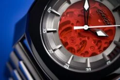 Gaga Milano Automatic Watch Frame_One Skeleton Red 7079.01 -Clock More Than Watches gaga milano frame one skeleton red 351414