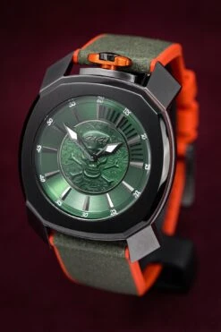 Gaga Milano Watch Frame_One Skull Green 7059.02 -Clock More Than Watches gaga milano frame one skull green 532206