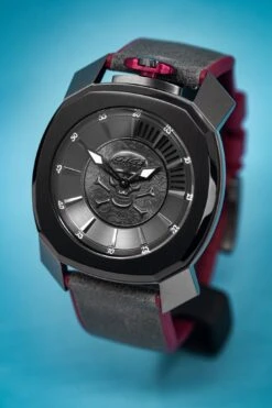 Gaga Milano Watch Frame_One Skull Grey 7059.01 -Clock More Than Watches gaga milano frame one skull grey 775813