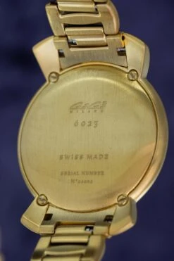 GaGà Milano Watch Manuale Ladies 35mm Yellow Gold Black 6023.02 -Clock More Than Watches gaga milano manuale 35mm yellow gold black 922487