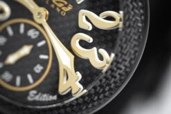 Gagà Milano Watch Manuale 48mm Special Edition Gold Carbon -Clock More Than Watches gaga milano manuale 48mm mens watch special edition 361518