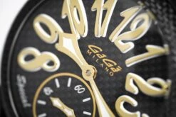 Gagà Milano Watch Manuale 48mm Special Edition Gold Carbon -Clock More Than Watches gaga milano manuale 48mm mens watch special edition 698761