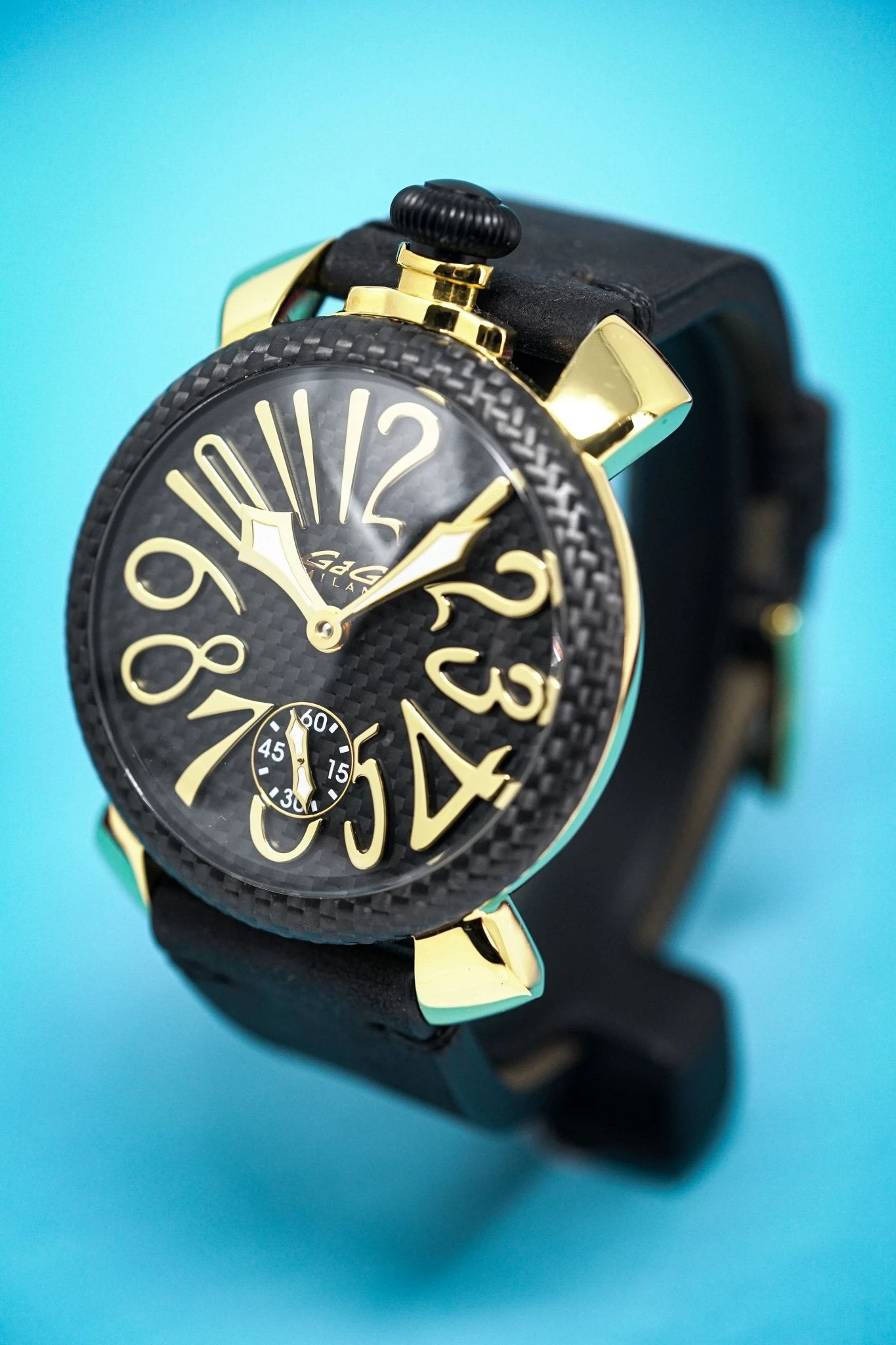 Gagà Milano Watch Manuale 48mm Special Edition Carbon 11 Gagà Milano Watch Manuale 48mm Special Edition Carbon - Image 9