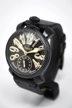 Gagà Milano Watch Manuale 48mm Special Edition Gold Carbon -Clock More Than Watches gaga milano manuale 48mm mens watch special edition 886163