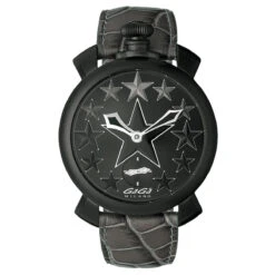 GaGà Milano Watch Manuale 48MM Stars Black PVD