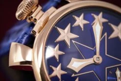 GaGà Milano Watch Manuale 48MM Stars Rose Gold Blue -Clock More Than Watches gaga milano manuale 48mm mens watch stars blue 149238