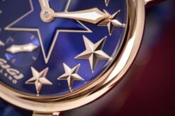 GaGà Milano Watch Manuale 48MM Stars Rose Gold Blue -Clock More Than Watches gaga milano manuale 48mm mens watch stars blue 663820