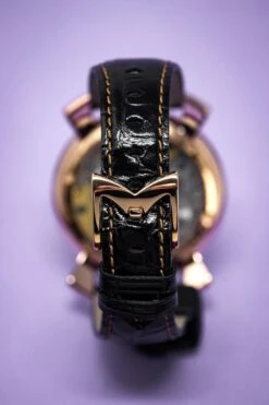 GaGà Milano Watch Manuale 48MM Stars Rose Gold Black -Clock More Than Watches gaga milano manuale 48mm mens watch stars rose gold 980999