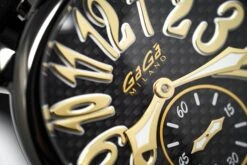 Gagà Milano Watch Manuale Special Edition 48mm Black -Clock More Than Watches gaga milano manuale special edition 48mm mens watch black 228355