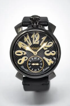 Gagà Milano Watch Manuale Special Edition 48mm Black -Clock More Than Watches gaga milano manuale special edition 48mm mens watch black 842849