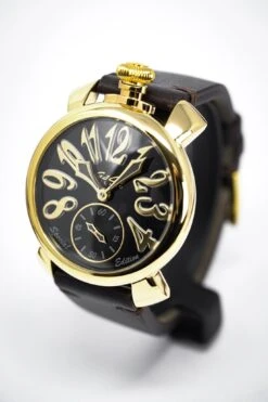GaGà Milano Watch Manuale 48MM Special Edition Yellow Gold -Clock More Than Watches gaga milano mens manuale 48mm watch special edition yellow gold pvd 696402