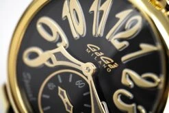 GaGà Milano Watch Manuale 48MM Special Edition Yellow Gold -Clock More Than Watches gaga milano mens manuale 48mm watch special edition yellow gold pvd 960518