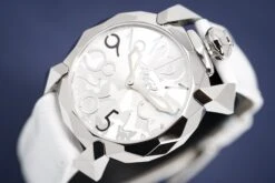 GaGà Milano Watch Reflection 36mm Silver -Clock More Than Watches gaga milano reflection silver grey butterfly pattern 186916