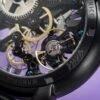 GaGÃ Milano Watch Skeleton 48MM Black 1 GaGÃ Milano Watch Skeleton 48MM Black -Clock More Than Watches gaga milano skeleton 48mm black 283420