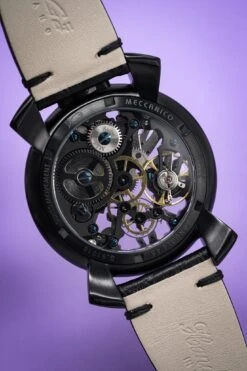 GaGà Milano Watch Skeleton 48MM Black -Clock More Than Watches gaga milano skeleton 48mm black 392738