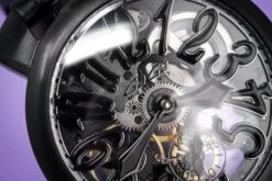 GaGà Milano Watch Skeleton 48MM Black -Clock More Than Watches gaga milano skeleton 48mm black 664106