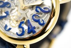 GaGà Milano Watch Skeleton 48MM Gold Blue -Clock More Than Watches gaga milano skeleton 48mm gold blue 542190