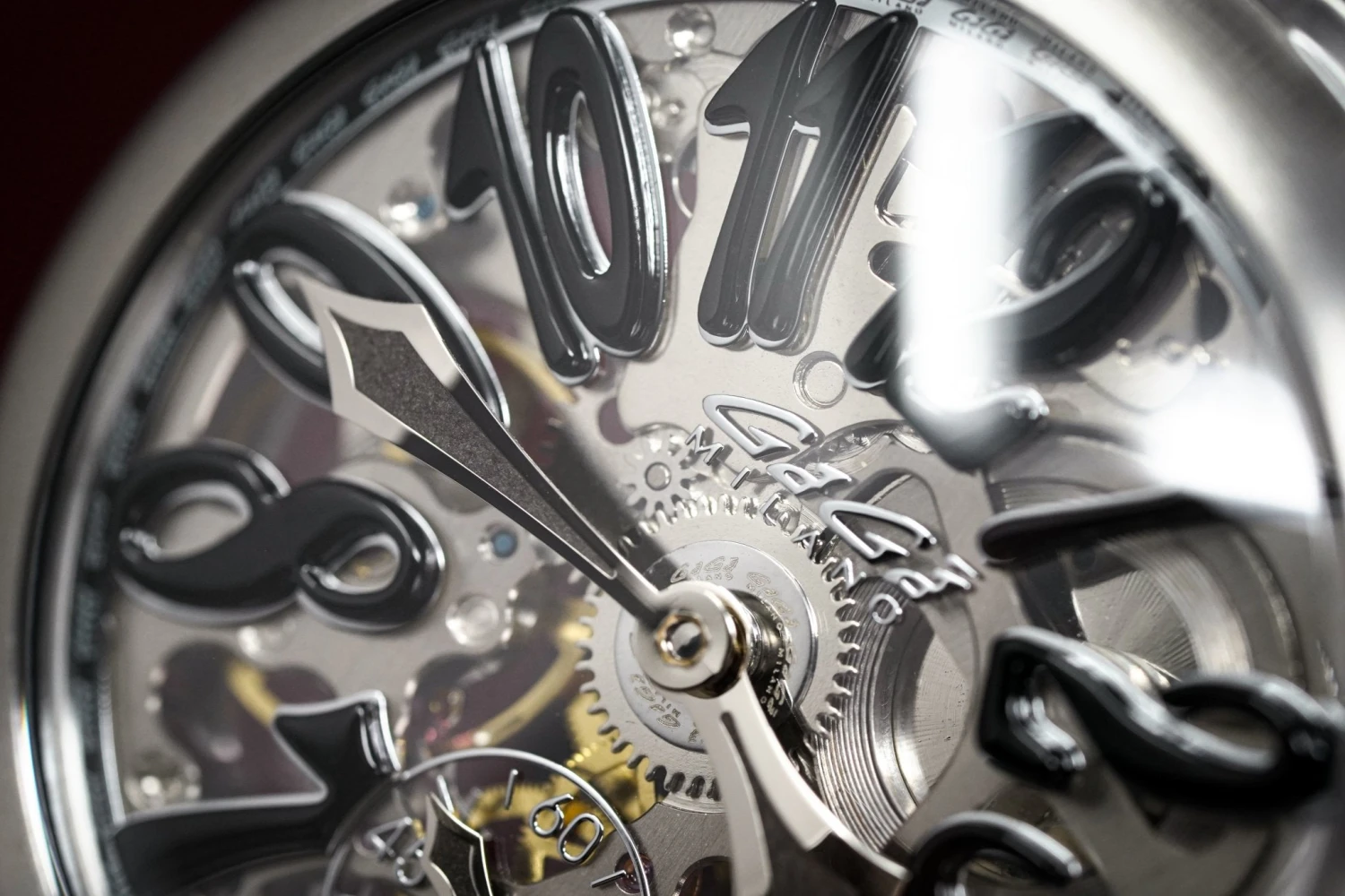 GaGà Milano Watch Skeleton 48MM Grey 10 GaGà Milano Watch Skeleton 48MM Grey - Image 8