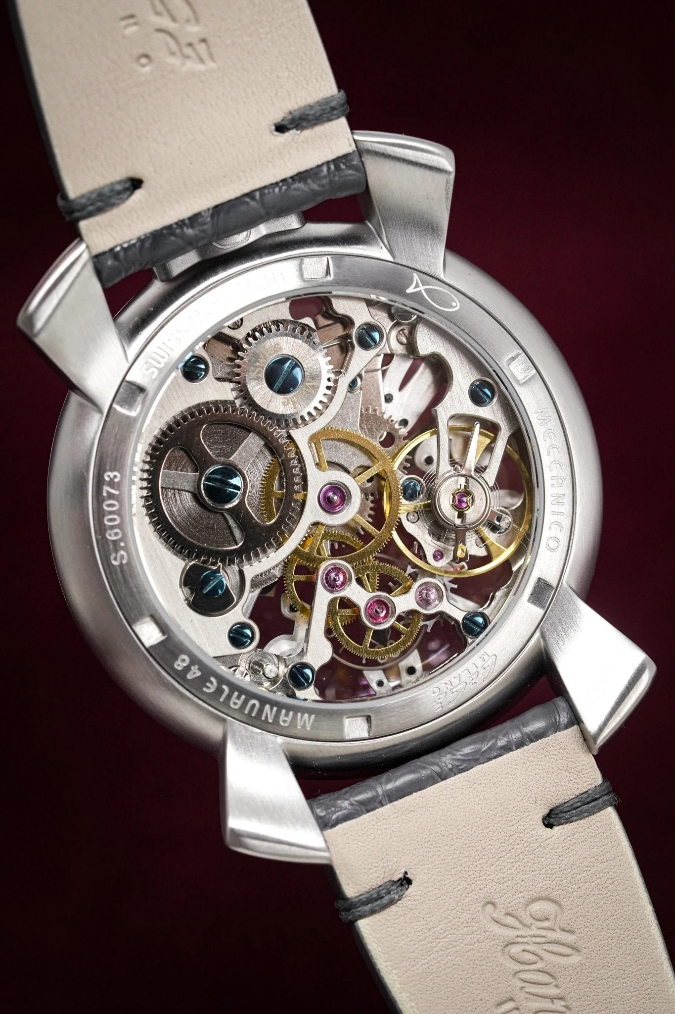 GaGà Milano Watch Skeleton 48MM Grey 4 GaGà Milano Watch Skeleton 48MM Grey - Image 2