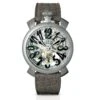 GaGà Milano Watch Skeleton 48MM Grey -Clock More Than Watches gaga milano skeleton 48mm grey 991489