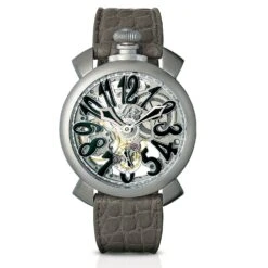 GaGà Milano Watch Skeleton 48MM Grey