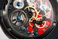 GaGà Milano Watch Skeleton 48MM Red Black Carbon -Clock More Than Watches gaga milano skeleton 48mm red black carbon 432779