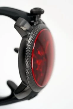 GaGà Milano Watch Skeleton 48MM Red Black Carbon -Clock More Than Watches gaga milano skeleton 48mm red black carbon 438144