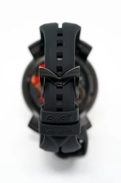 GaGà Milano Watch Skeleton 48MM Red Black Carbon -Clock More Than Watches gaga milano skeleton 48mm red black carbon 730335