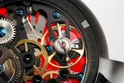 GaGà Milano Watch Skeleton 48MM Red Black Carbon -Clock More Than Watches gaga milano skeleton 48mm red black carbon 764587