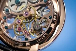 GaGà Milano Watch Skeleton 48MM Rose Gold Black -Clock More Than Watches gaga milano skeleton 48mm rose gold black 741041