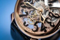 GaGà Milano Watch Skeleton 48MM Rose Gold Black -Clock More Than Watches gaga milano skeleton 48mm rose gold black 890897