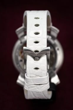 GaGà Milano Watch Skeleton 48MM Satin White -Clock More Than Watches gaga milano skeleton 48mm satin 284027