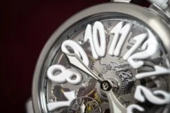 GaGà Milano Watch Skeleton 48MM Satin White -Clock More Than Watches gaga milano skeleton 48mm satin 649152