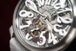 GaGà Milano Watch Skeleton 48MM Satin White -Clock More Than Watches gaga milano skeleton 48mm satin 735645