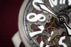 GaGà Milano Watch Skeleton 48MM Satin White -Clock More Than Watches gaga milano skeleton 48mm satin 887257