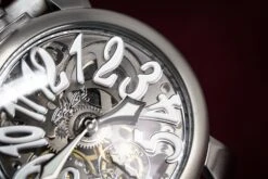 GaGà Milano Watch Skeleton 48MM Satin White -Clock More Than Watches gaga milano skeleton 48mm satin 914662