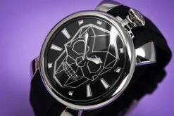 Gaga Milano Watch Slim 46 Bionic Skull Black 5080.BS01 -Clock More Than Watches gaga milano slim 46 bionic skull black 574718