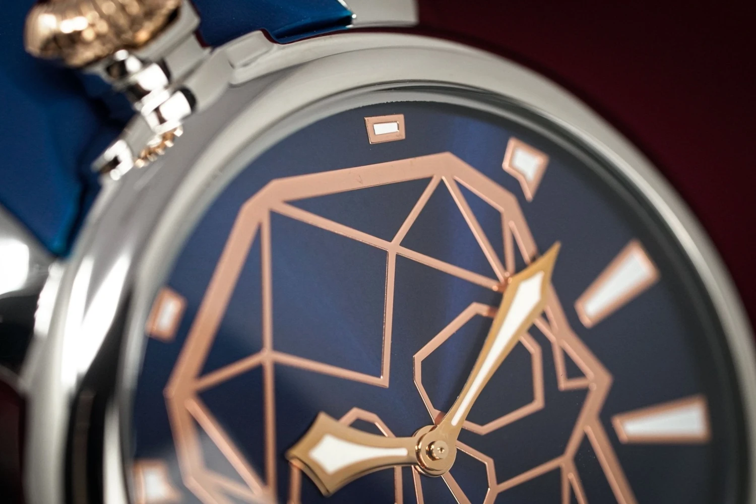 Gaga Milano Watch Slim 46 Bionic Skull Blue5080.BS02 14 Gaga Milano Watch Slim 46 Bionic Skull Blue5080.BS02 - Image 12