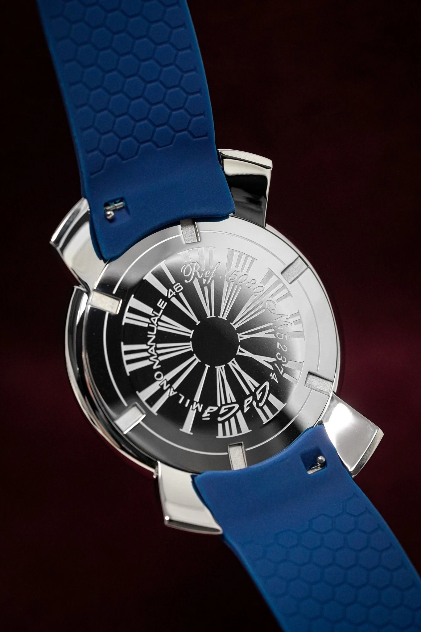 Gaga Milano Watch Slim 46 Bionic Skull Blue5080.BS02 4 Gaga Milano Watch Slim 46 Bionic Skull Blue5080.BS02 - Image 2