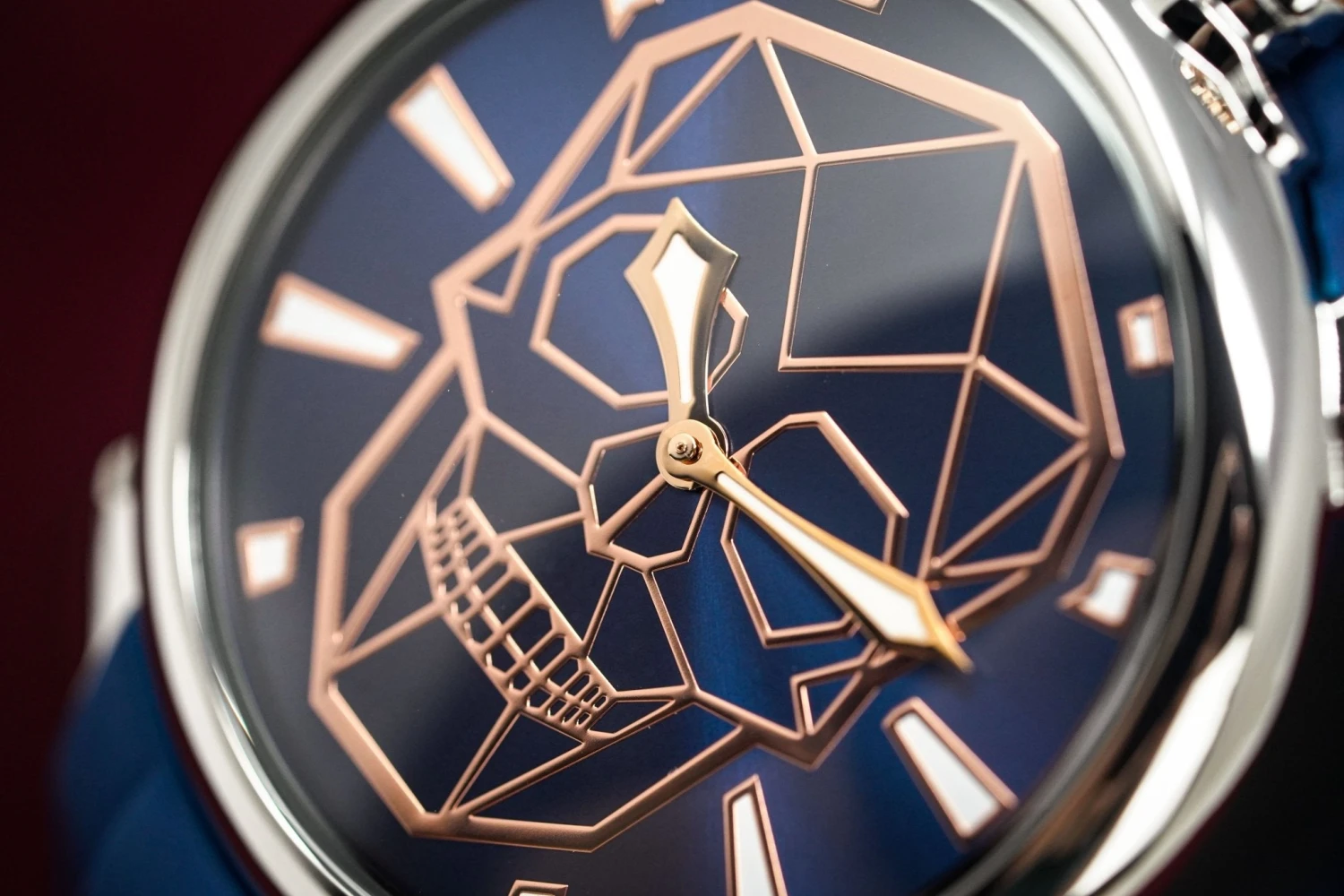 Gaga Milano Watch Slim 46 Bionic Skull Blue5080.BS02 16 Gaga Milano Watch Slim 46 Bionic Skull Blue5080.BS02 - Image 14