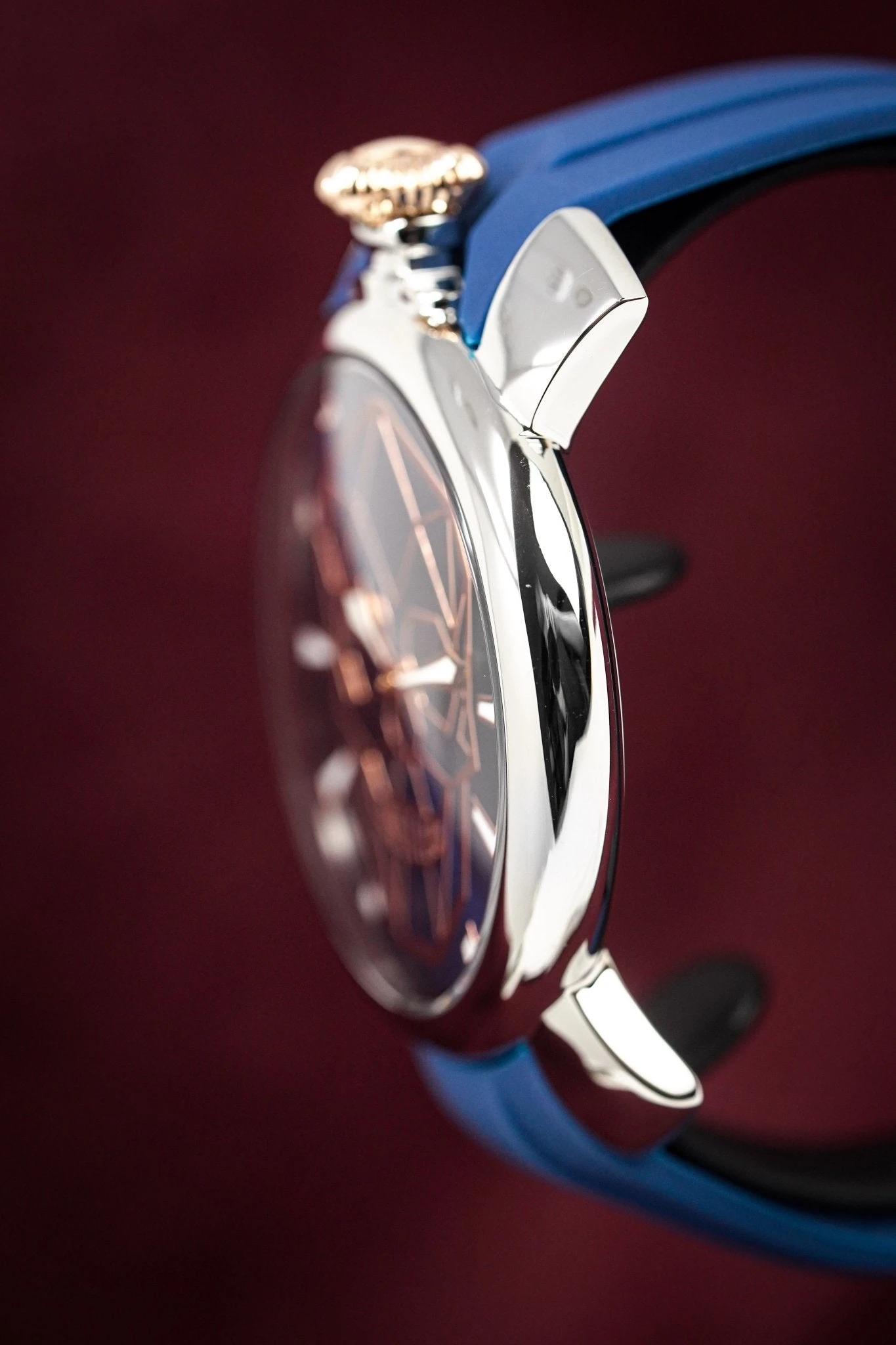 Gaga Milano Watch Slim 46 Bionic Skull Blue5080.BS02 5 Gaga Milano Watch Slim 46 Bionic Skull Blue5080.BS02 - Image 3